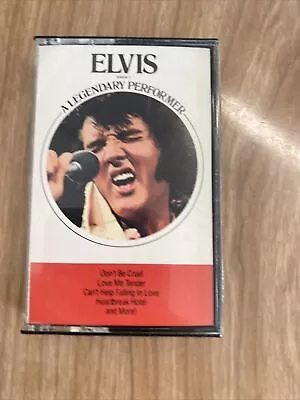 Elvis Presley Elvis A Legendary Performer Volume 1 Cassette 1P • $5.57