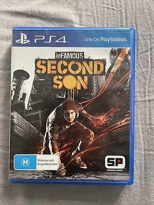 InFamous Second Son Game For Sony PlayStation 4 With Manual PAL Reg 4 FREE POST • $23.70