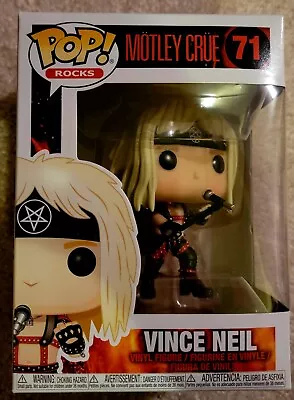 Vince Neil #71 - Motley Crue Funko Pop! Rocks • $40