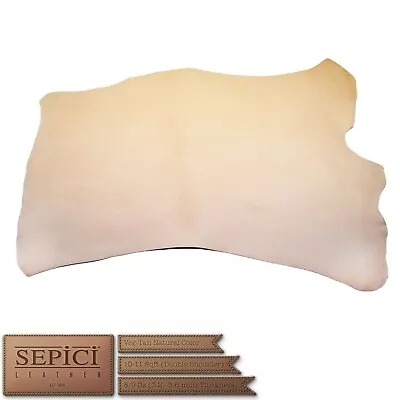 7/9 Oz. (2.8-3.6 Mm.) Veg-Tan Leather Precuts & Panels. Natural Tooling Leather • $15.95