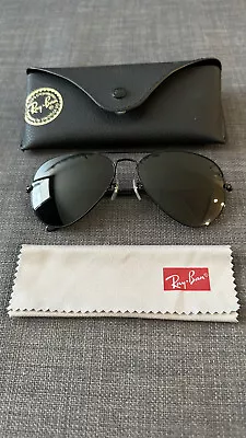 Ray-Ban Aviator Classic Metal Sunglasses Large RB3025 L2823 (Excellent Cond.) • $150