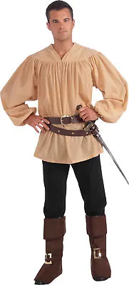 Medieval Shirt Standard Adult Mens Costume Warrior Robe Theme Party Halloween • $27.95