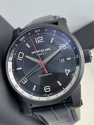 Montblanc TimeWalker UTC Urban Speed Swiss Automatic 43mm Black DLC Steel • $1149