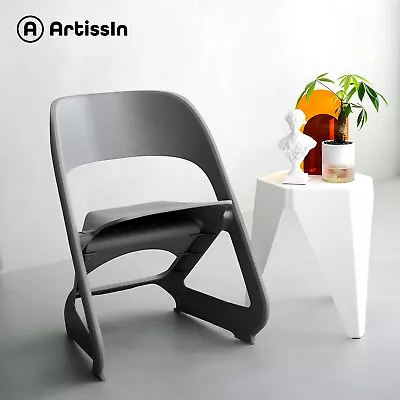 $139.95 • Buy ArtissIn Armchair Dining Chairs Office Chair Lounge Outdoor Stackable Plastic X4