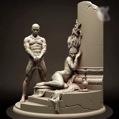 1/24 Resin Figures Model Snake Queen Medusa And Warrior W/Base Unassembled • $31.06