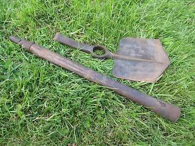 WW2 British Army Entrenching Tool 37 Pattern Spade  Handle Head Dated 43 • £9.99