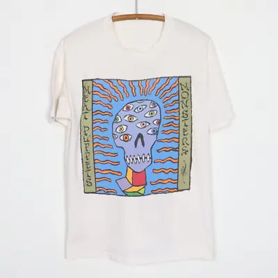 SELL!!_Meat Puppets Monsters 1989 T-Shirt Short Sleeve Cotton White Size S-5XL • $20.99