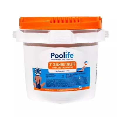 Poolife 3  Cleaning Tablets Stabilized Chlorine (4.81#) • $34