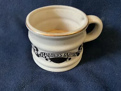 Vintage Porcelain Shaving Mug Cup & Soap “barbers Saloon N2” • $10