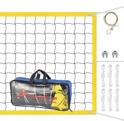 Volleyball Net OutdoorHeavy Duty Beach Volleyball Net For Backyard 32 FT X 3 • $29.72