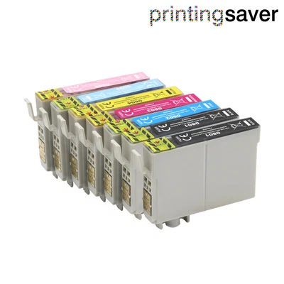 £9.90 • Buy 7 Ink Cartridge Non-oem For Epson Stylus Photo PX830FWD R265 R285 RX560 RX585