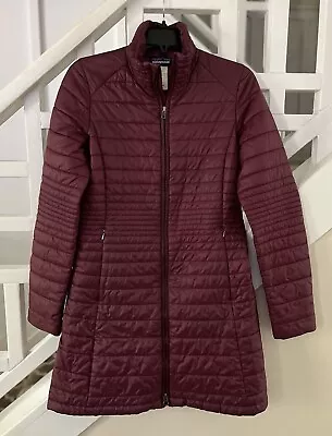 WOMEN'S Patagonia Kai Lee SLIM FIT Parka Coat Jacket PLUM PURPLE SIZE SMALL • $80