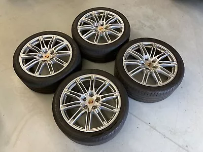 $2198.98 • Buy Porsche Cayenne 958 OEM Sport Edition GT Silver 21  Wheels