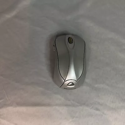 Microsoft 1054 Silver/Gray 4-Button Notebook Laser Mouse 6000 With USB Receiver • $14.97