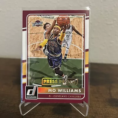 2015-16 Donruss Mo Williams Gold Press Proof 10/10 HS • $19.95