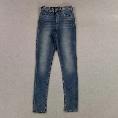 H&M Divided Size 6 Jeans Skinny High Rise Acid Wash Stretch Jegging Modern • $14.27