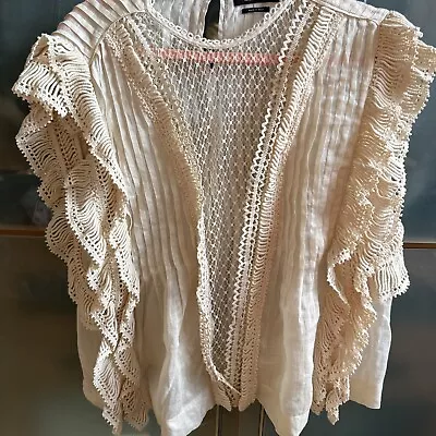 Isabel Marant Top Cream 38 Be • $118.23