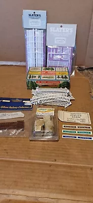 Slater's Merit Harburn Hornby OO Gauge Trackside Scenery Job Lot Free P&P • £12.50