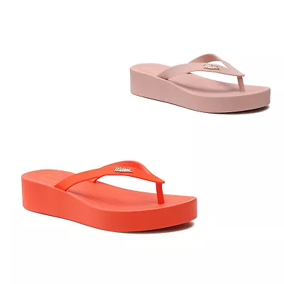 Women Melissa Sun Venice Platform Flip Flops Beach Sandal New • $45.57