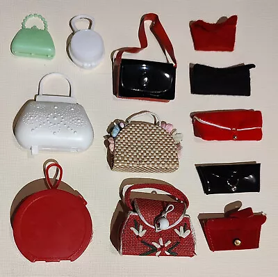 Vintage 1960's Purses For Barbie - 12 Pcs - Original Owner • $49.99