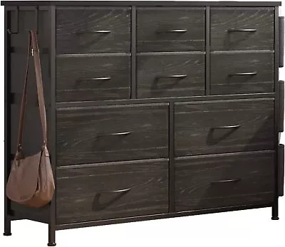 $105.88 • Buy 10 Drawer Dresser Storage Tower Organizer Unit For Bedroom Closet Entryway Black