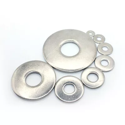 M14 Flat Form G Wide Washers Stainless Steel A2 Fits Bolts And Screws Din 9021 • £2.76