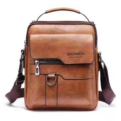  Men Shoulder Bag For 9.7  Ipad Men PU Men'S Crossbody Bags Messenger Travel Bag • $14.78