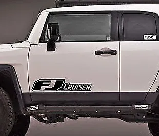 Toyota FJ Cruiser Retro Door Decal - Vinyl Matte Black - 1 Pair • $59