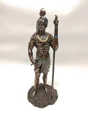 Veronese Design Khonsu Egyptian God Of The Moon Bronze Finished Statue Figure • $19.95