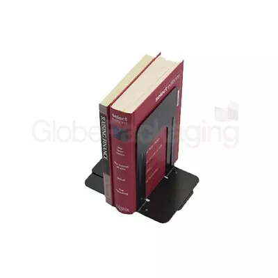 4 X HEAVY DUTY METAL BOOKENDS BOOK ENDS - 5* BRAND • £11.98