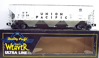Weaver O Scale Ultra Line Up Union Pacific  Ps-2 Cd Hopper 3 Rail Nos • $55