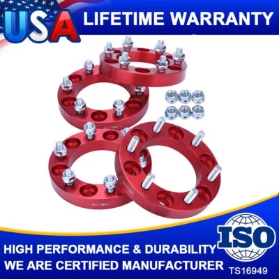 Asspeedfather 2 Inch Wheel Spacers 6x5.5 – 4pcs For Toyota Tundra Tacoma Lexus GX460 – 12x1.5