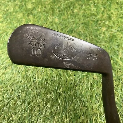 Antique MacGregor Popular Putter Hickory Shaft RH 33  B1 1920s Stamp • $35