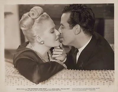 Janis Carter + Gerald Mohr In The Notorious Lone Wolf (1946) ❤ Photo K 390 • $19.99