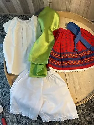American Girl Doll JOSEFINA's BEFOREVER MEET OUTFIT Camisa+Skirt+Belt+pantaloons • $20.50