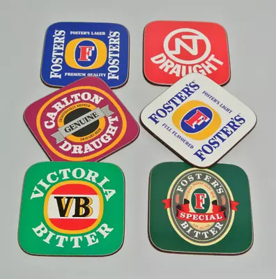 Vintage Matson Australian Cork Beer Coasters Victoria Bitter Melbourne Fosters • $14.99