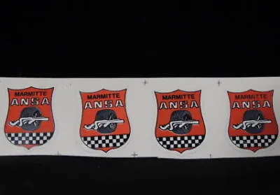ANSA 4 Sticker Decal Set For Tail Pipe Exhaust Ferrari Maserati Alfa Lamborghini • $26.99
