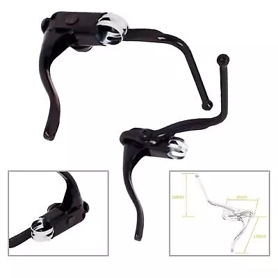 2Pcs Road Bike Brake Levers Bike Brake Handles Bicycle Double Brake Lever • $16.23