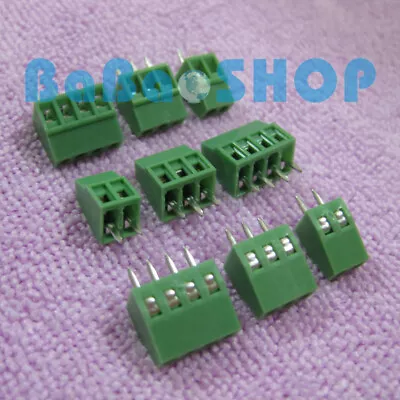 5pcs ~500pcs 2Pin 3Pin 4Pin 5Pin 6Pin Universal Screw Terminal Block 2.54mm PCB • $155.98