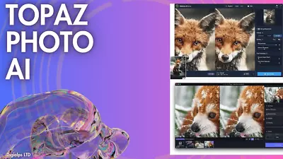 Topaz Labs - PHOTO AI - Powerful Photo Intelligent Editor • £11.99