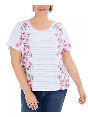 TOMMY HILFIGER Womens Short Sleeve Crew Neck Top • $4.24