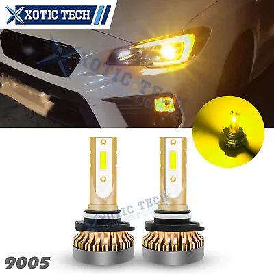 3000K Gold Yellow 9005 9011 LED Bulbs High Beam Lamps Conversion Kit For Subaru • $12.99