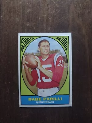 1967 Topps 2 Babe Parilli Boston Patriots Ex • $6.99