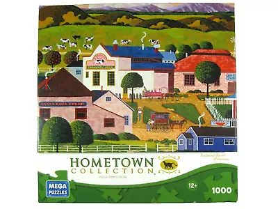 MEGA PUZZLES HOMETOWN COLLECTION  HARMONY  By Heronim 1000 Pc- NEW & SEALED  • $5