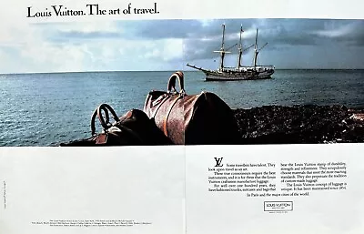 1983 LOUIS VUITTON Luggage The Art Of Travel Vintage PRINT AD • $10.50