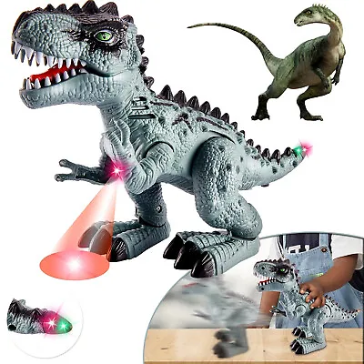 Large Dinosaur ToysWalking Dinosaurs Toys T-Rex Toys With Lights&Sounds For Kid • £11.91