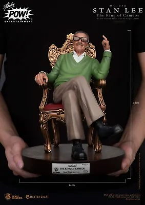 Beast Kingdom MC-030 Stan Lee The King Of Cameos Master Craft Limited Statue • $299.99