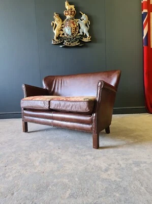 £799 • Buy 234.Superb Timothy Oulton Halo Leather Proffesor Chesterfield Sofa 🇬🇧