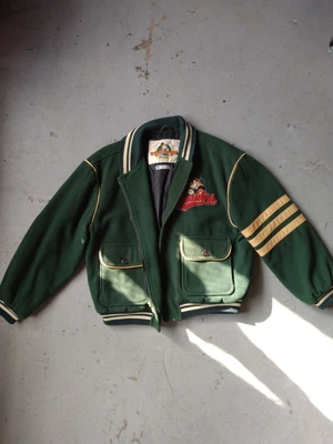 $124.99 • Buy VTG Disney Mickey Mouse Pigskin Classic Wool Blend Jacket Football Adult L