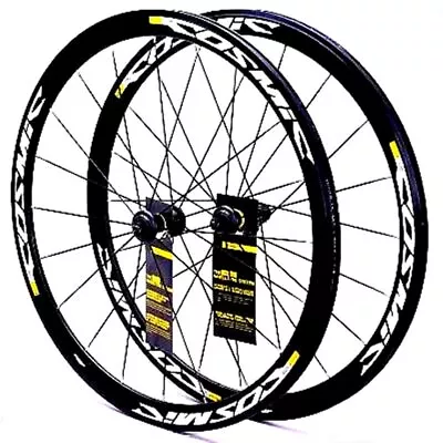 $326.43 • Buy 700C Cosmic Elite Road Bike V Disc Brake Wheelset Rims Bicycle 40mm Alloy Wheels